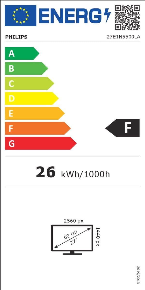 Philips 27E1N5500LA/00 - QHD-skärm - 75 Hz - 27 tum