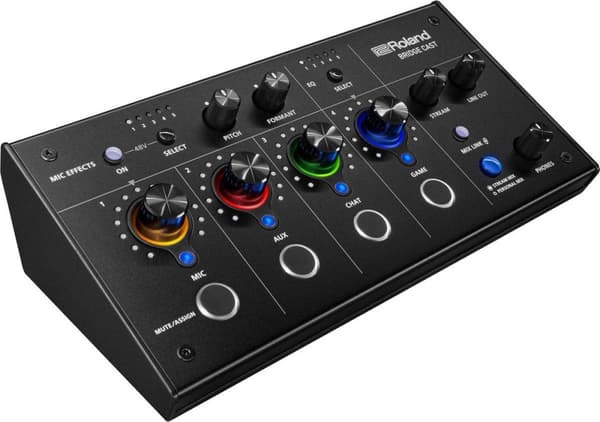 ROLAND BRIDGE CAST - Dual Bus Gaming Mixer - i sort (425161A99)