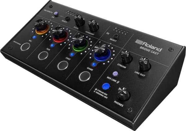 ROLAND BRIDGE CAST - Dual Bus Gaming Mixer - i sort (425161A99)