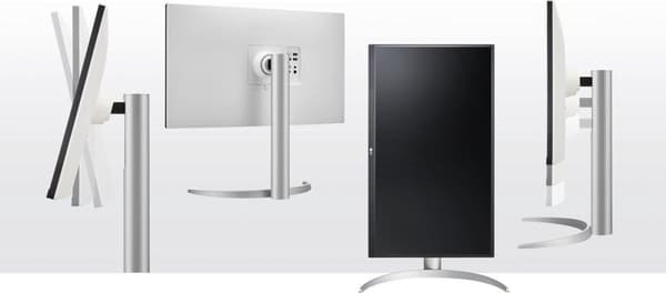 LG 27UP650P-W 68,60 cm (27") UHD-skærm 4K IPS, DP, 2xHDMI, 16:9 [Energiklasse F] (27UP650P-W)