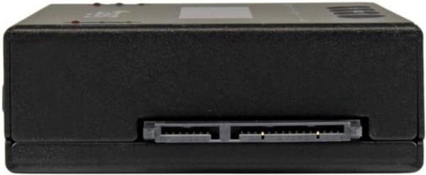 StarTech 2,5 och 3,5 tum SATA Hård-schijfduplikator och -wisser - 6 GB/min - Bildsäkerhetskopiering - Svart