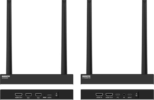 Marmitek TV Anywhere Wireless 4K AV -lähetin ja -vastaanotin, musta (25008425)
