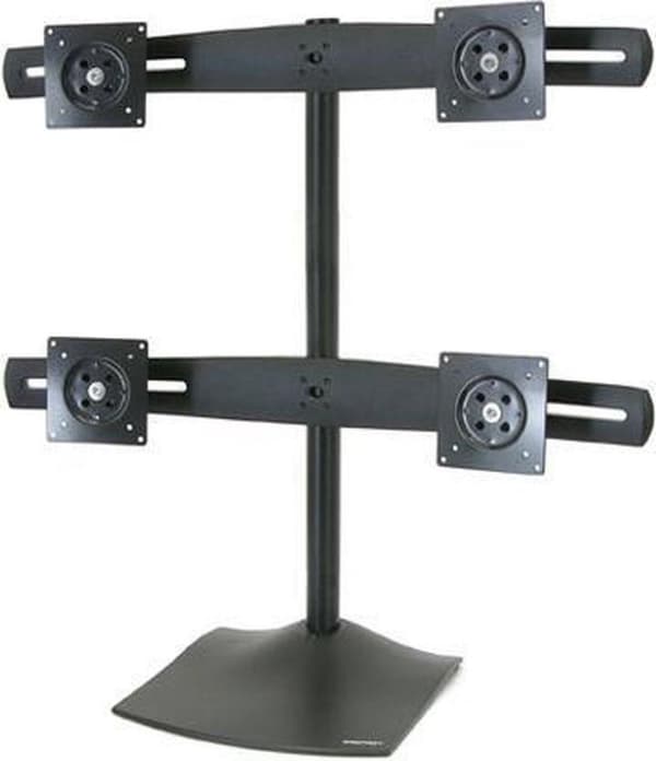 Ergotron DS100 Monitorvoet 4-fold 25,4 cm (10) - 61,0 cm (24) Roteerbaar