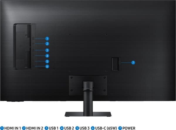 Samsung S43BM700UU 109,2 cm (43") 3840 x 2160 pixlar 4K Ultra HD Black (LS43BM700UUXEN)