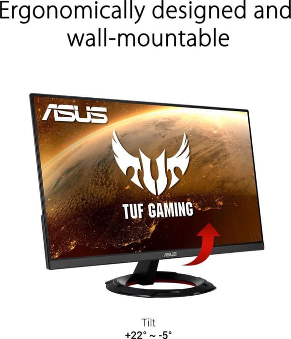 ASUS TUF Gaming VG249Q1R 60,5 cm (23,8") 1920 x 1080 pixels Full HD Sort