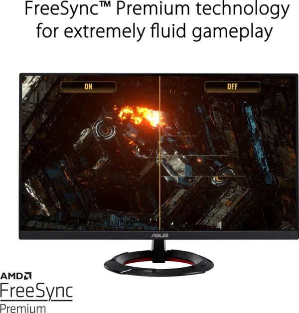 ASUS TUF Gaming VG249Q1R 60,5 cm (23,8") 1920 x 1080 pixels Full HD Sort