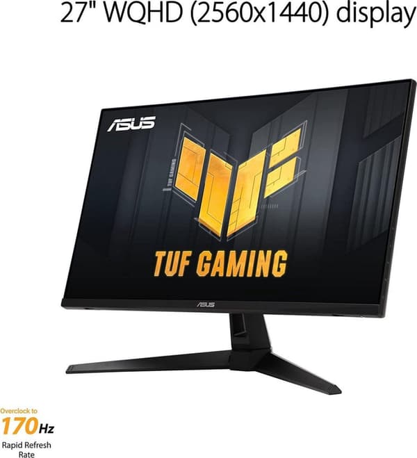 ASUS TUF Gaming VG27AQA1A 68,6 cm (27") 2560 x 1440 pixels Quad HD Sort