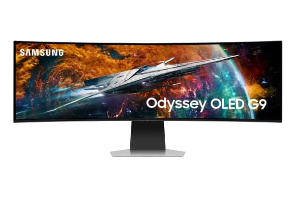 Samsung Odyssey OLED G9 S49CG950SU - G95SC Series - OLED-skjerm - Smart - gaming - kurvet - 49" - 5120 x 1440 UWQHD @ 240 Hz - 250 cd/m² - 1000000:1