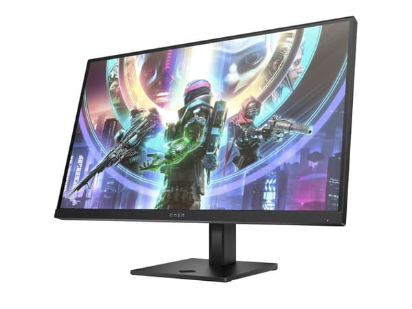 OMEN by HP 27qs - LED-skjerm - gaming - 27" - 2560 x 1440 QHD @ 240 Hz - IPS - 400 cd/m² - 1000:1 - 1 ms - 2xHDMI, DisplayPort - høyttalere - svart