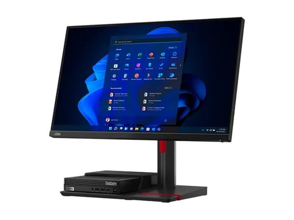 Lenovo ThinkCentre Tiny-in-One Flex 24i - LED-skärm - 24" (23.8" visbar) - 1920 x 1080 Full HD (1080p) @ 60 Hz - IPS - 250 cd/m² - 1000:1 - 4 ms - HD