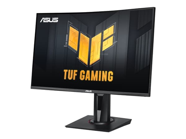 ASUS TUF Gaming VG27VQM - LED-skjerm - gaming - kurvet - 27" - 1920 x 1080 Full HD (1080p) @ 240 Hz - VA - 350 cd/m² - 3000:1 - HDR10 - 1 ms - 2xHDMI Sort