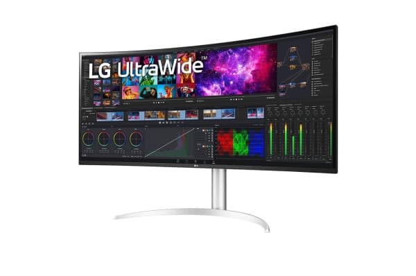 LG UltraWide 40WP95XP-W - LED-skjerm - kurvet - 40" (39.7" synlig) - 5120 x 2160 5K2K UltraWide - Nano IPS - 300 cd/m² - 1000:1 - HDR10 - 5 ms - 2xHD