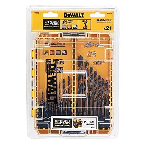 DeWALT Black&Gold DT70755-QZ - Borrset - 21 stycken