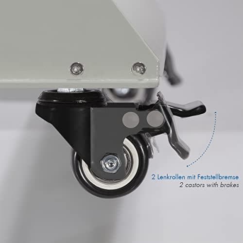 LogiLink kaapelirumpu-annostelija pyörillä ja kiinteällä jarrulla (WZ0061)