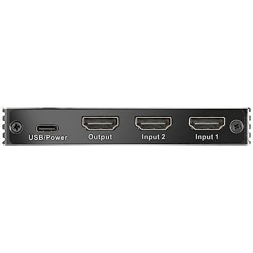 SpeaKa Professional SP-HSW-300 2-portar HDMI-switch Ultra HD-kapabel 7680 x 4320 pixlar (SP-10474508)