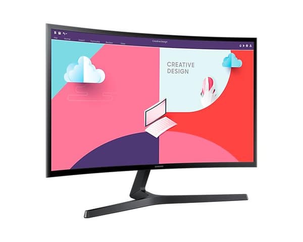 Samsung CF390 buet skærm - 68,60 cm (27") 1920x1080 1920x1080 / VA / 68,60 cm (27") / 4ms / 60hz / 250cd/m2 [Energiklasse E] (LS27C366EAUXEN)