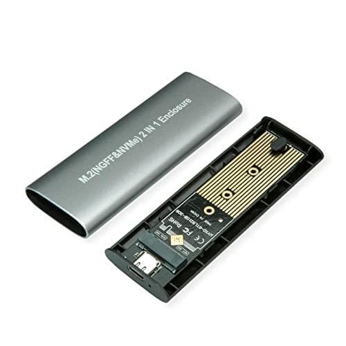 VÆRDI Ekstern SSD-boks Type C M.2 NVME USB3.2 Gen2 (16.99.4132)