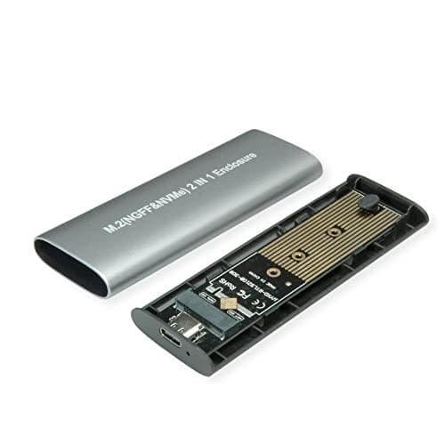 VÆRDI Ekstern SSD-boks Type C M.2 NVME USB3.2 Gen2 (16.99.4132)