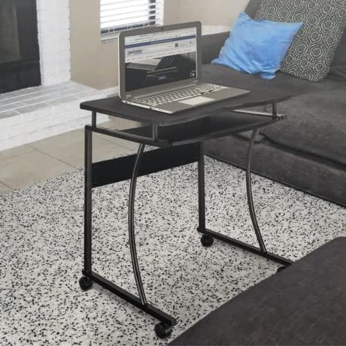 MANHATTAN bord med tangentbordshylla 480x600x760 mm LxBxH (425131)