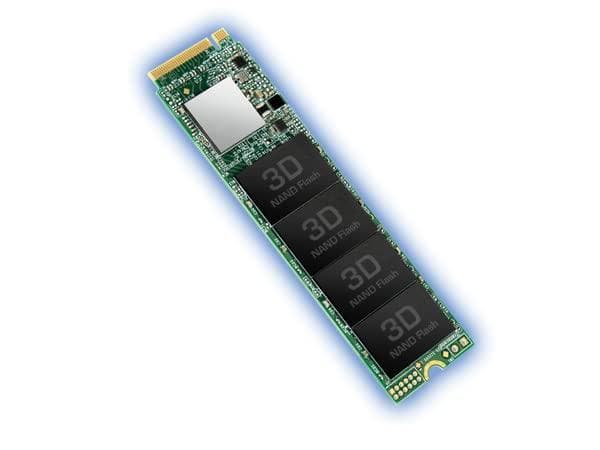 Transcend 115S - SSD - 1 TB - intern - M.2 2280 (dubbelsidig) - PCIe 3.0 x4 (NVMe)