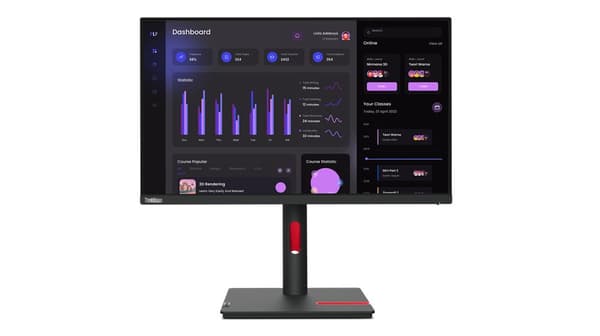 Lenovo ThinkVision T24i-30 60,5 cm (23,8") 1920 x 1080 pixels Full HD LED Sort [Energiklasse E] (63CMATXEU)