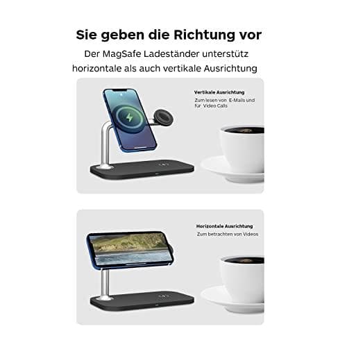 RealPower ChargeAir MAG laddstation med Magsafe vit