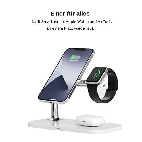 RealPower ChargeAir MAG laddstation med Magsafe vit