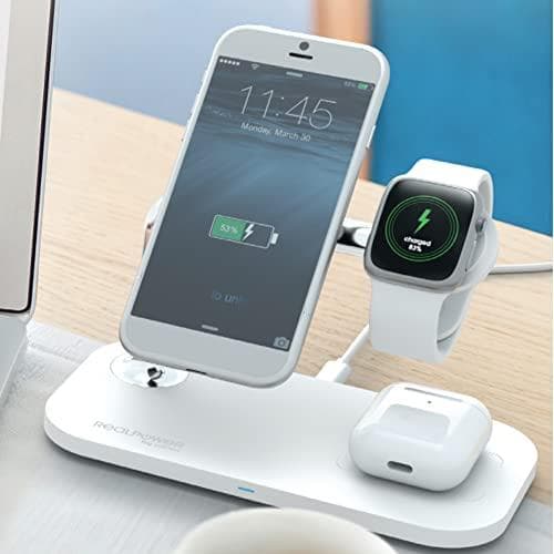 RealPower ChargeAir MAG laddstation med Magsafe vit