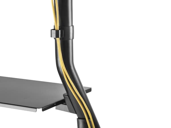 Udstyr TV-vogn 152,40 cm (60")-105"/100 kg 1TFT med højdejustering grå (650609)