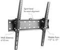 Miniatyrbillede 3 af 6: Schwaiger LWHT5540 513 - 190,5 cm (75") - 200 x 200 mm - 400 x 400 mm - -12 - 12° - metal - sort (LWHT5540513)