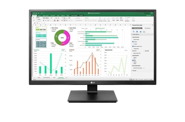LG 27BN55UP-B 60,5 cm (23,8") LED-skärm 1920 x 1080 pixlar Full HD [Energiklass F] (27BN55UP-B.AEU) Svart