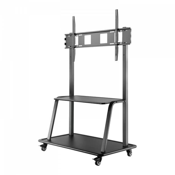 V7 TVCART3 - Vogn - til interaktiv fladskærm / LCD-skærm (ultra heavy-duty) - stål - skærmstørrelse: 152,4-266,7 cm (60"-105")