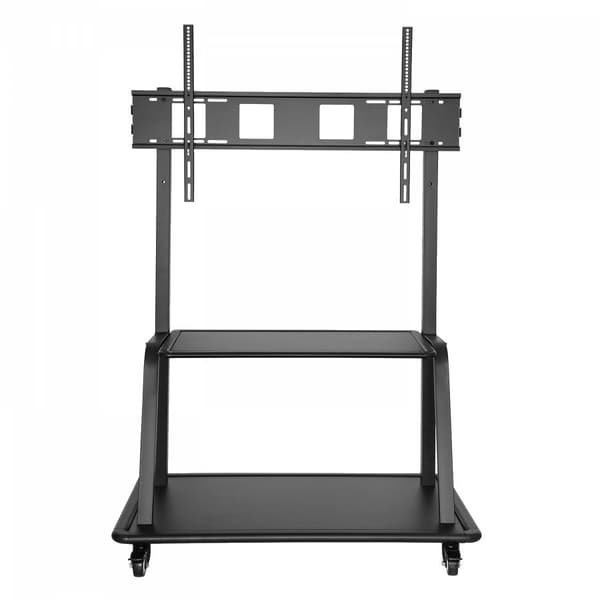 V7 TVCART3 - Vogn - til interaktiv fladskærm / LCD-skærm (ultra heavy-duty) - stål - skærmstørrelse: 152,4-266,7 cm (60"-105")