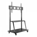 Miniatyrbillede 1 af 8: V7 TVCART3 - Vogn - til interaktiv fladskærm / LCD-skærm (ultra heavy-duty) - stål - skærmstørrelse: 152,4-266,7 cm (60"-105")