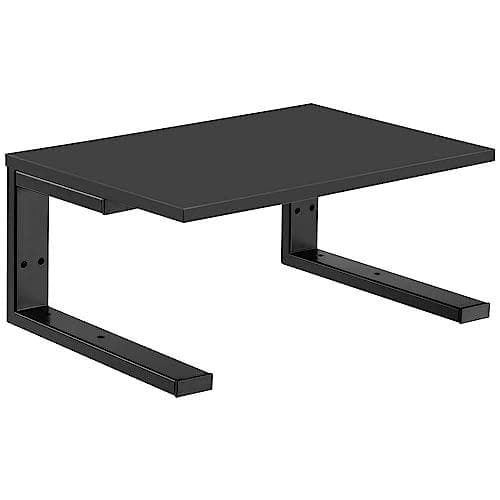 SpeaKa Professional SP-10938476 Monitor Riser 380 mm x 250 mm Højdeområde: 236 mm (maks.) Sort (SP-10938476)