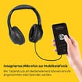 Miniatyrbillede 3 af 6: Techni-Sat Stereoman 3 0000/9105 Hovedtelefoner lukket sort (0000/9105)