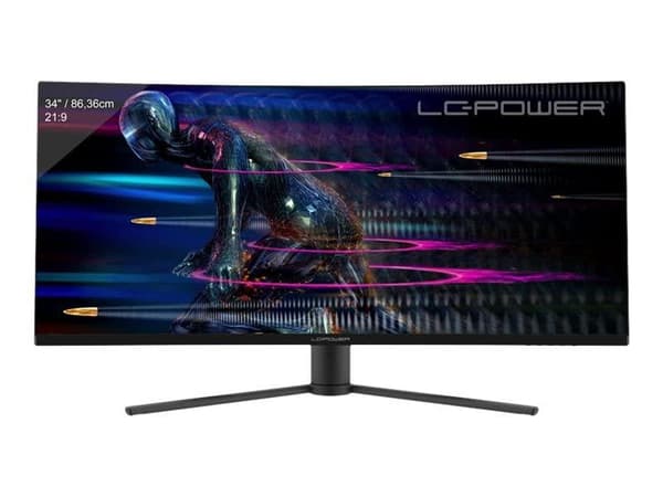 LC-Power M34-UWQHD-165-C UWQHD Böjd 86,4 cm (34") UWQHD-skärm [Energiklass G] (LC-M34-UWQHD-165-C)
