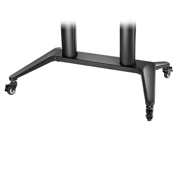 HAGOR HP Twin Stand HD - Vogn - til fladskærm / AV-udstyr - sort - skærmstørrelse: 140-213 cm (55"-84") - monteringsgrænseflade: op til 800 x 500 mm (