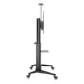 Miniatyrbillede 2 af 4: HAGOR HP Twin Stand HD - Vogn - til fladskærm / AV-udstyr - sort - skærmstørrelse: 140-213 cm (55"-84") - monteringsgrænseflade: op til 800 x 500 mm (