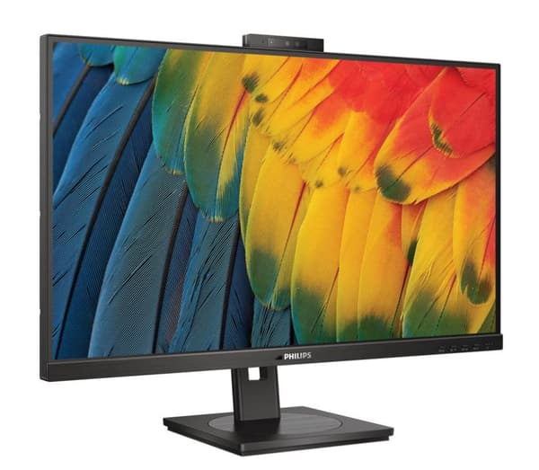 Philips 24B1U5301H - 61,00 cm (24") Full HD-skærm, 5 MP Webcam, Højdejusterbar, Højttalere (1920x1080, 75 Hz, HDMI, DisplayPort, USB-C, RJ45, USB Hub) Sort