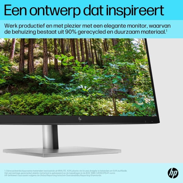 HP E27k G5 E-sarjan LED-näyttö 68,6 cm 68,60 cm (27") katseltavissa 3840 x 2160 4K UHD 2160p @ 60 Hz IPS 350 cd/m² 1000:1 5 ms HDMI DisplayPort USB-C