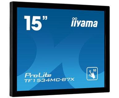 iiyama ProLite TF1534MC-B7X - LED-näyttö - 38 cm (15") - avoin kehys - kosketusnäyttö - 1024 x 768 - TN - 370 cd/m² - 700:1 - 8 ms - HDMI, VGA, Displa