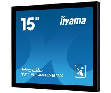 iiyama ProLite TF1534MC-B7X - LED-näyttö - 38 cm (15") - avoin kehys - kosketusnäyttö - 1024 x 768 - TN - 370 cd/m² - 700:1 - 8 ms - HDMI, VGA, Displa