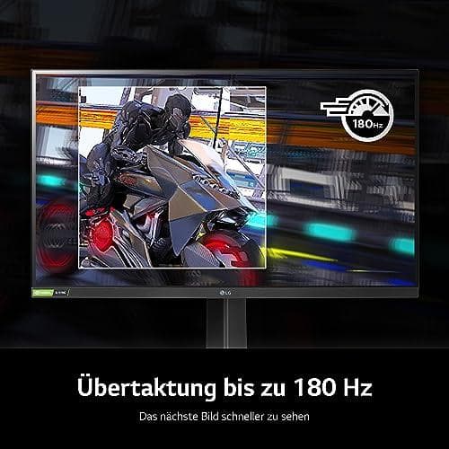 LG Monitor 32GP850-B LCD-skärm 80 cm (32") (QHD, IPS, 1ms, HDMI, DisplayPort, USB 3.0) [Energiklass F] (32GP850-B.BEU)