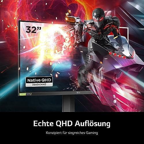 LG Monitor 32GP850-B LCD-skärm 80 cm (32") (QHD, IPS, 1ms, HDMI, DisplayPort, USB 3.0) [Energiklass F] (32GP850-B.BEU)