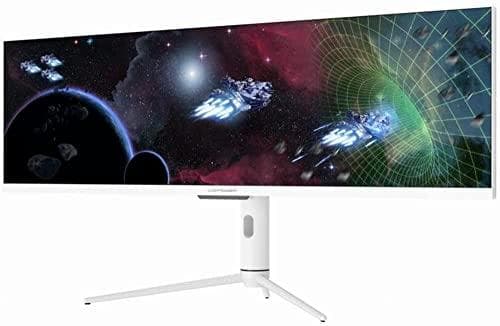 LC Power LC-M44-DFHD-120 - LED-näyttö - 111,3 cm (44") (43,8" näkyvissä) - 3840 x 1080 DFHD @ 120 Hz - 400 cd/m² - 1000:1 - DisplayHDR 600 - 1 HDMI ms Valkoinen
