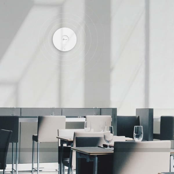 TP-Link Omada EAP613 V1 - Tukiasema - Wi-Fi 6 - 2,4 GHz, 5 GHz - Pilvihallittu - Seinä-/kattoteline (5 kappaleen pakkaus)