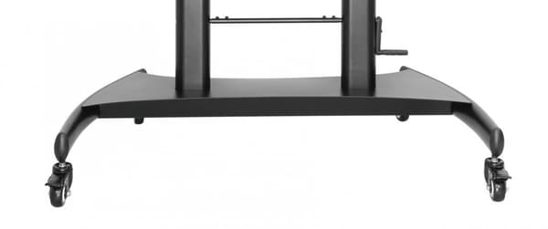 V7 TVCART2 - Vagn - för LCD-skärm - plast, högkvalitativt kallvalsat stål - matt svart - skärmstorlek: 152,4-254 cm (60"-100")