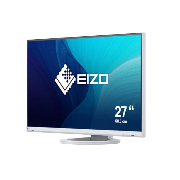 EIZO FlexScan EV2760-WT - LED-näyttö - 68,5 cm (27") (27" näkyvissä) - 2560 x 1440 2K QHD - IPS - 350 cd/m² - 1000:1 - 5 ms - HDMI, DVI-D, DisplayPort