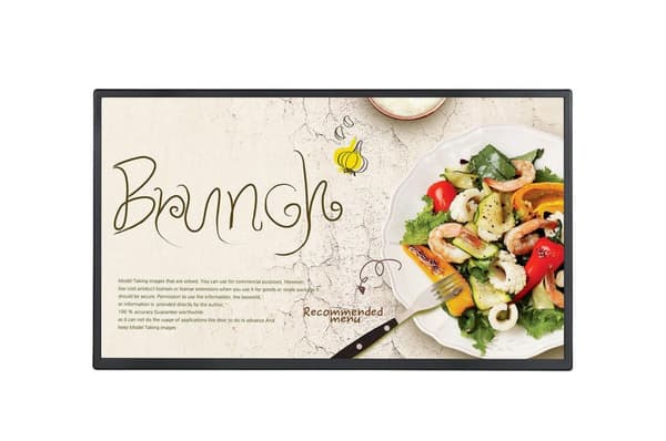 LG 32SM5J-B Digital Signage 81 cm (32") LED-skærm, sort - 1920x1080 Full HD, Wi-Fi, LAN, Bluetooth, HDMI, webOS (32SM5J-B) Sort